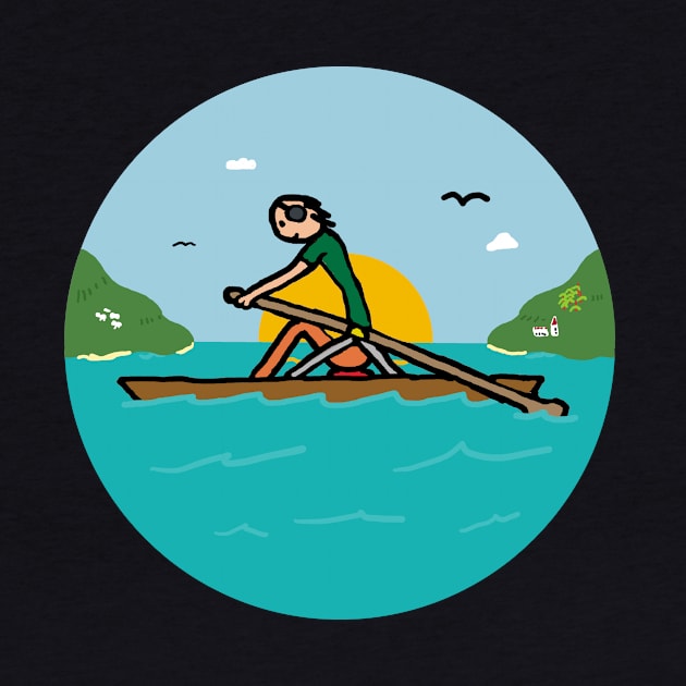 Rowing by Mark Ewbie
